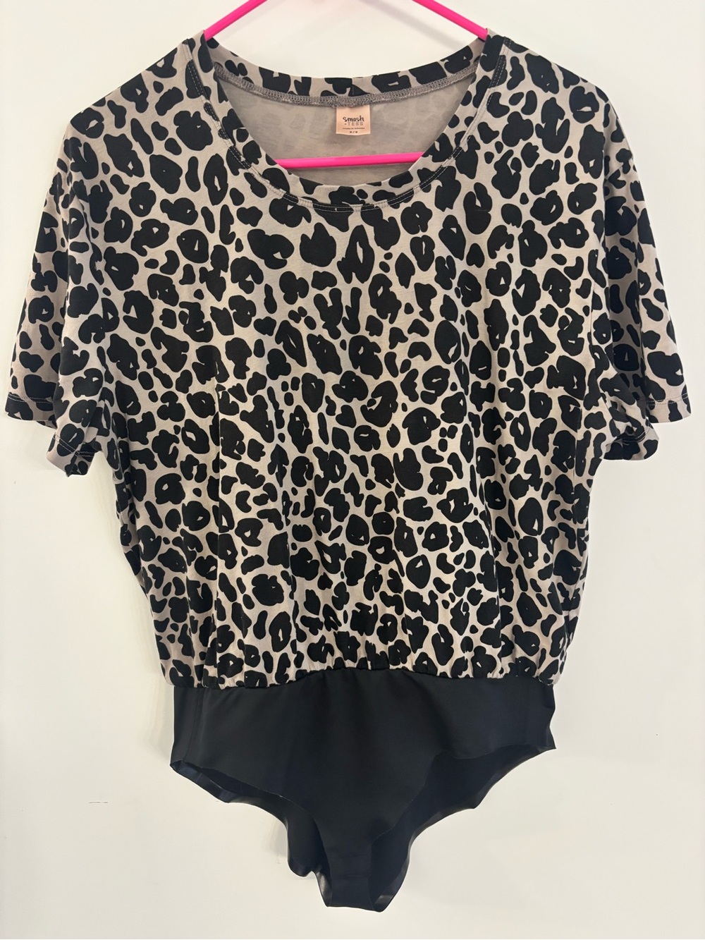 Smash + Tess Leopard Bodysuit Top